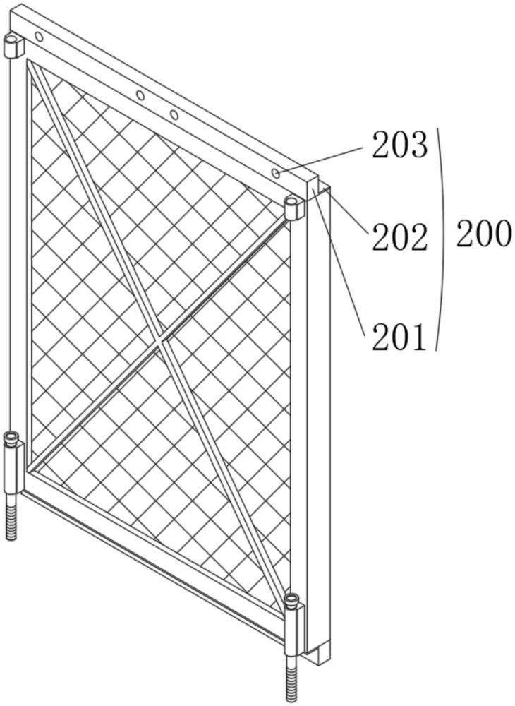 一种钢结构建筑施工的立面防护装器的制作方法