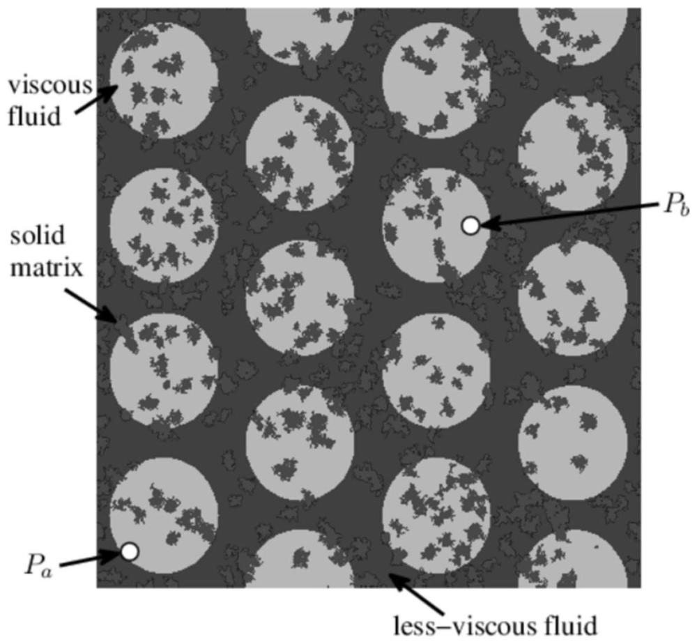 一种多孔介质粘性指进中的流体混合行为的权重分析方法
