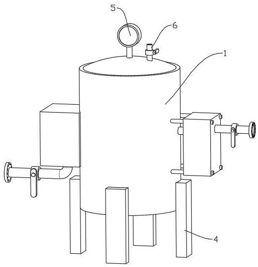 一种化工生产车间氯气缓冲罐的制作方法