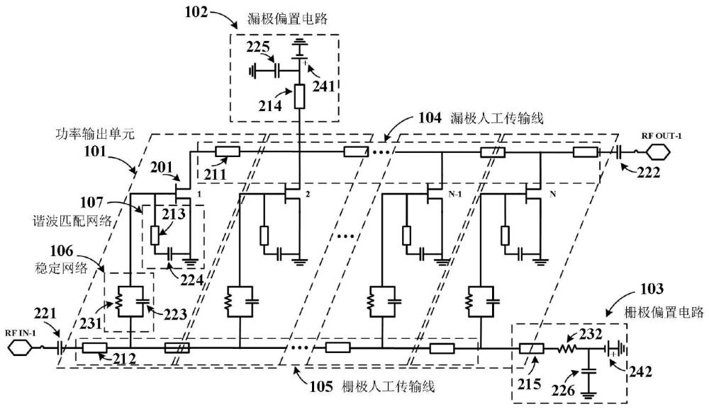 一种谐波融合的分布式放大器的制作方法