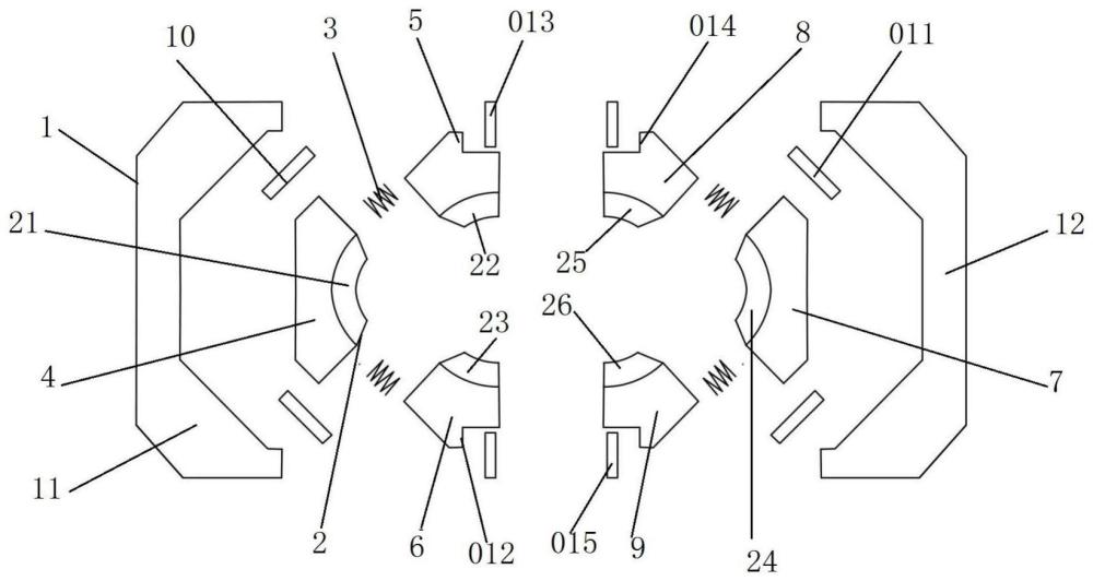 钢筋机械连接环形径轴双向挤压机锁模结构及挤压机的制作方法