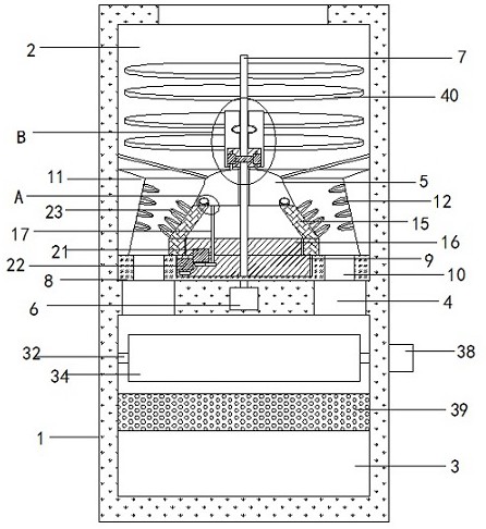 一种土建施工物料破碎提升供料装置的制作方法