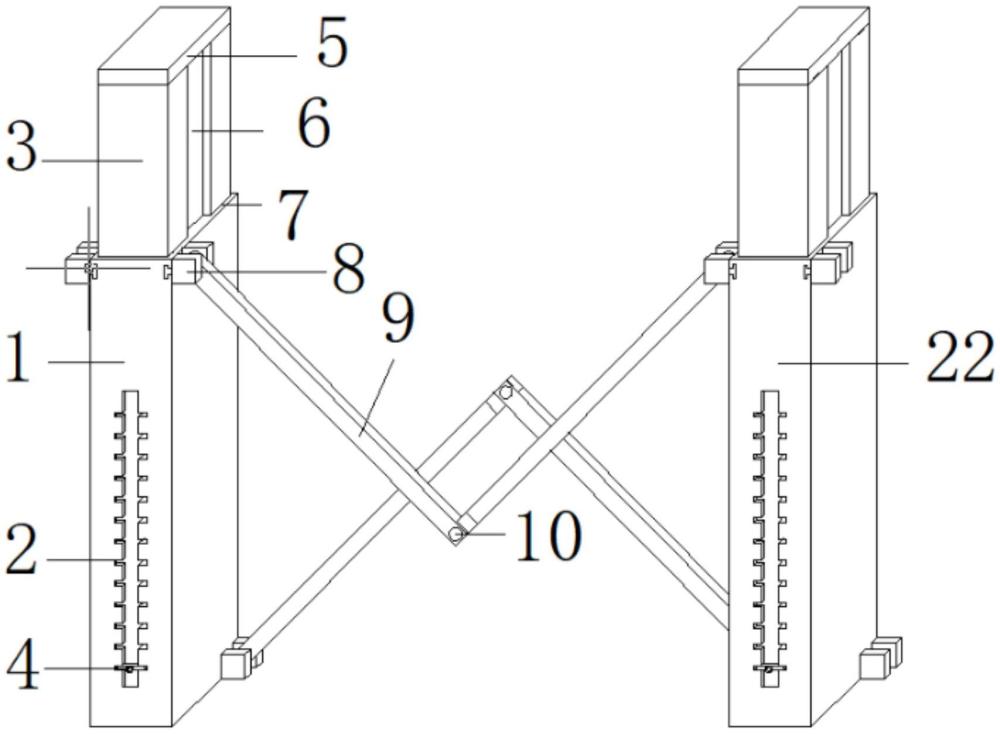 一种具有调节定位功能的钢结构支架的制作方法