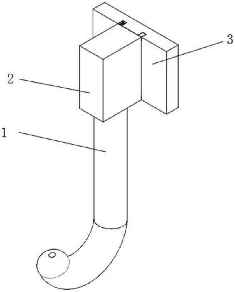 一种金属钩的固定结构的制作方法