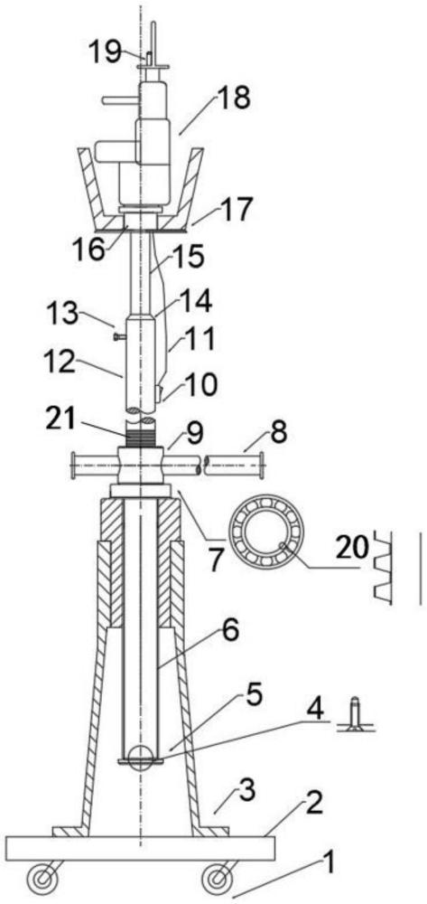 一种移动式建筑顶板钻孔装置的制作方法