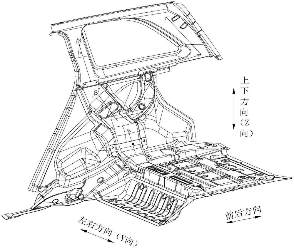 车身后部传力结构和车辆的制作方法