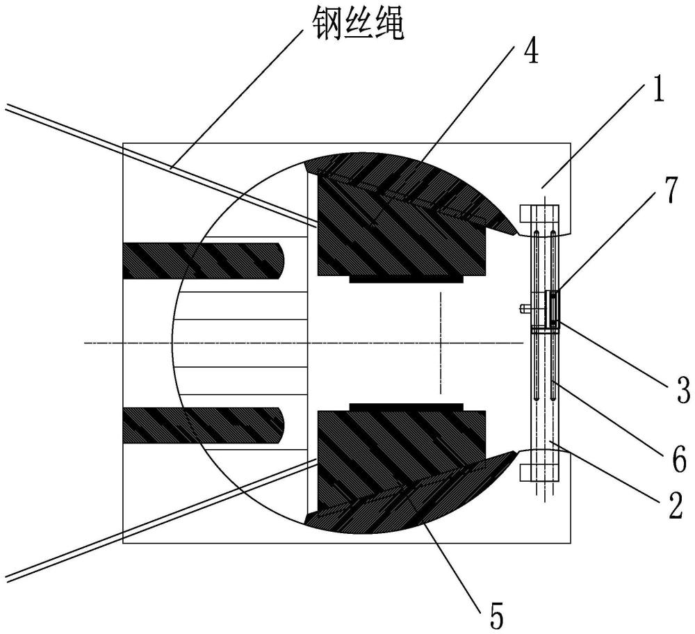 一种应用于拉伸机钳口开合动作时的保护装置的制作方法