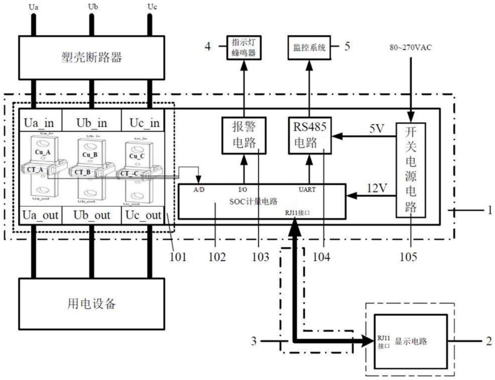 一种集成式三相电流监测系统的制作方法