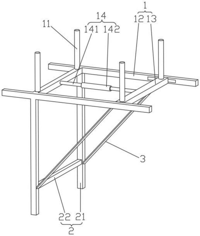 空腔柱吊装架的制作方法