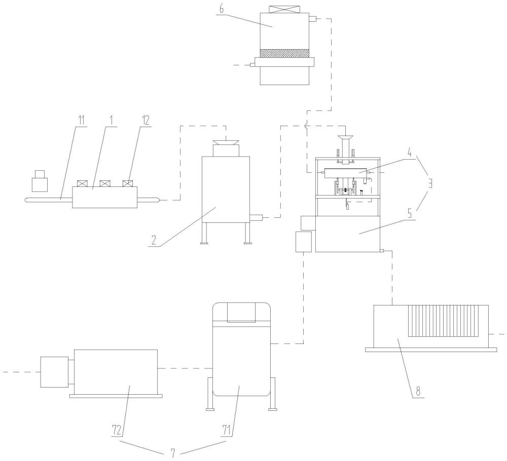 一种建筑垃圾轻质余料再利用系统及其再利用工艺的制作方法