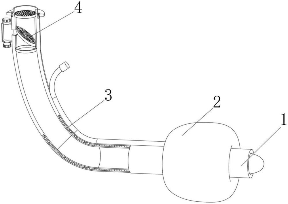 一种弧度可调节式气切套管的制作方法
