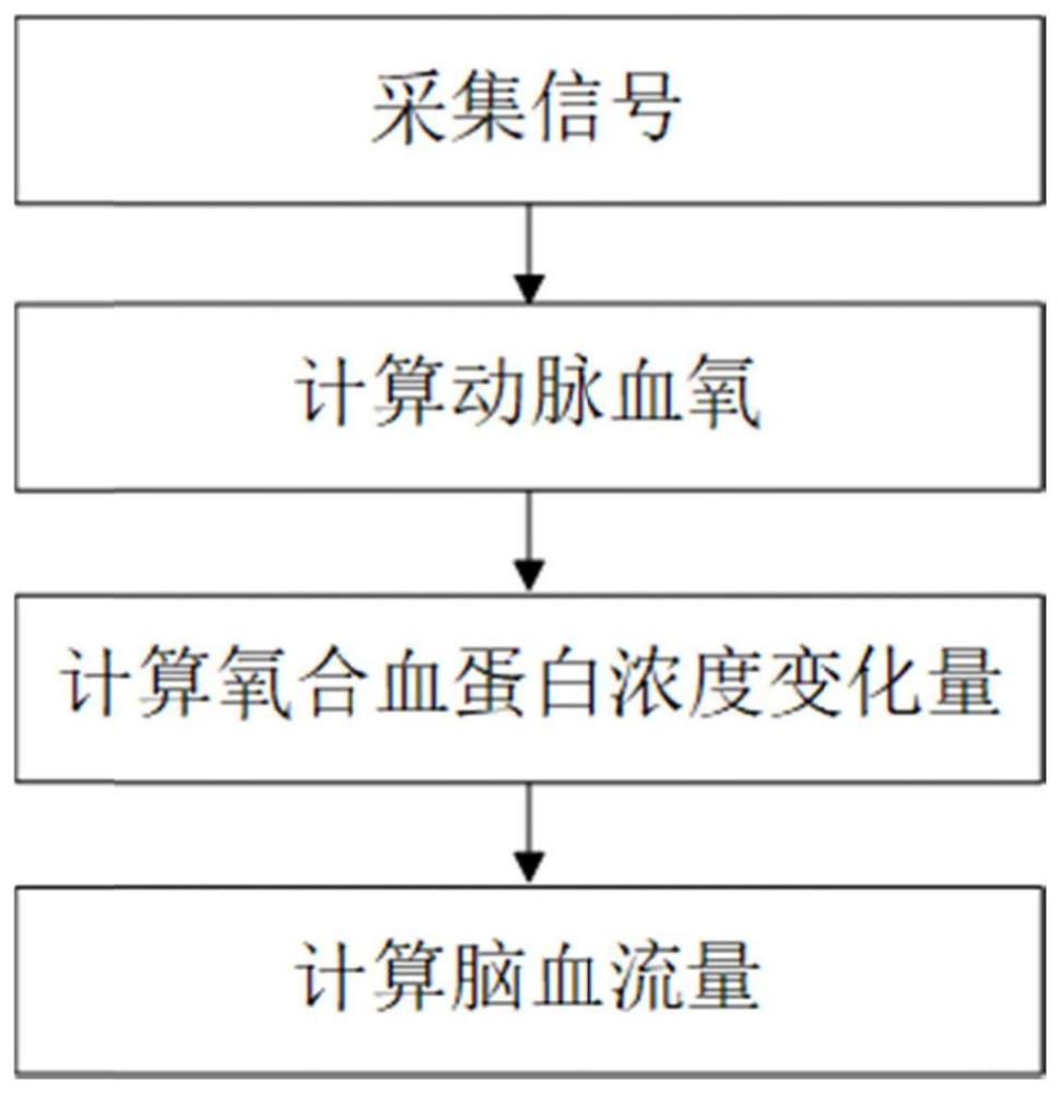 一种同步计算动脉血氧和脑血流量的方法与流程