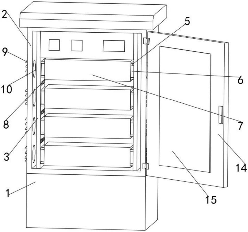 一种具有抗电磁干扰功能的设备柜的制作方法