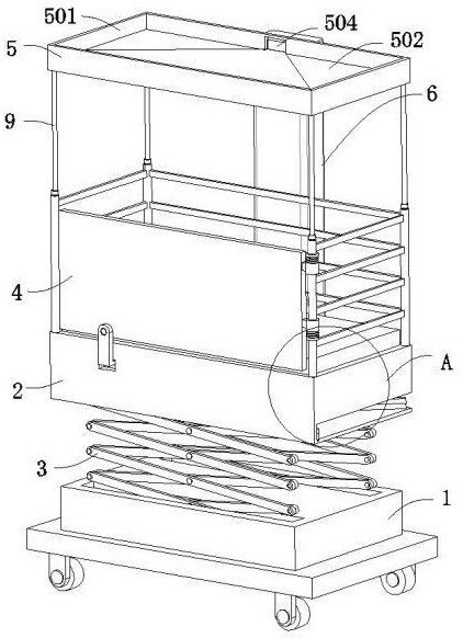 一种建筑物外部爬升式建筑施工操作装置及其使用方法与流程