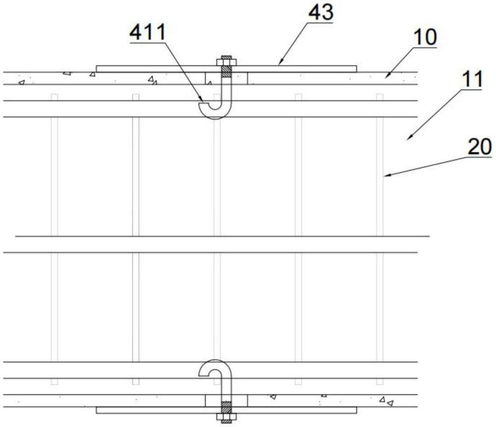 一种用于预制建筑构件的固定结构、预制建筑构件的制作方法