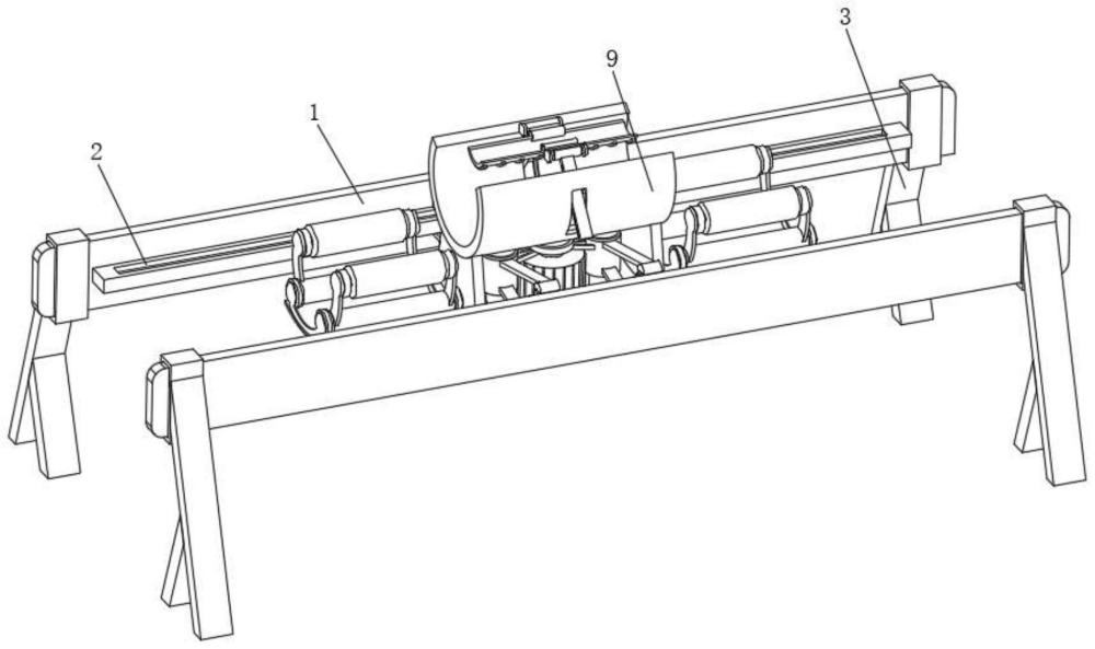 一种地埋蒸汽管道的生产线转向输送装置的制作方法