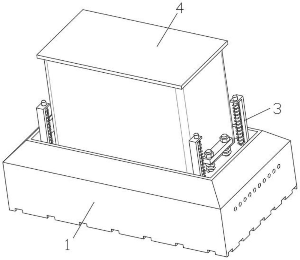 一种箱式变电站的防水底座的制作方法