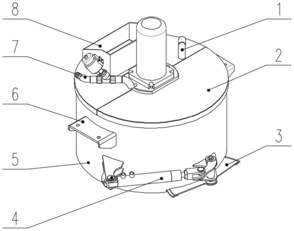 冷料沥青路面坑槽养护车的搅拌筒的制作方法