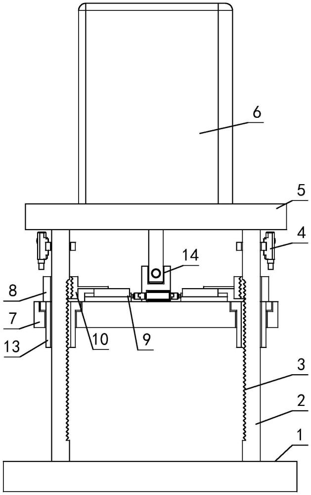 一种液压机用的锁紧结构的制作方法