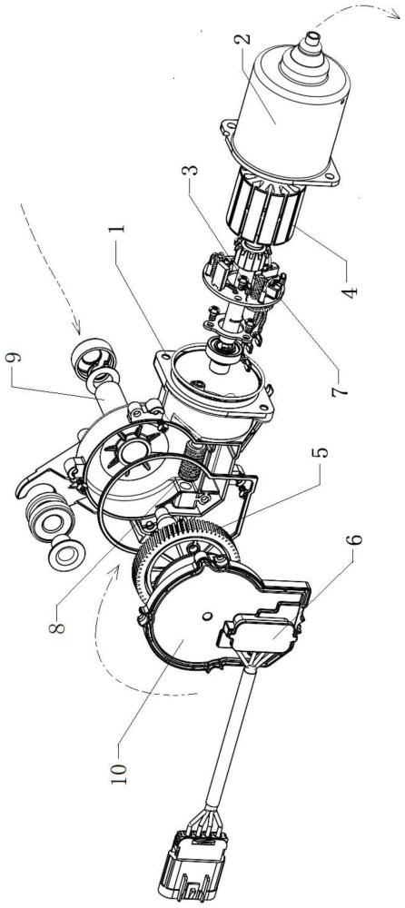 一种新能源车雨刮器电机的制作方法