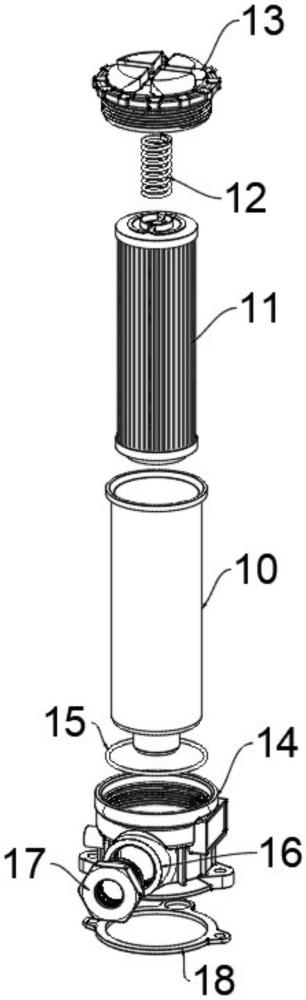 一种用于生物科技养殖池的过滤结构的制作方法