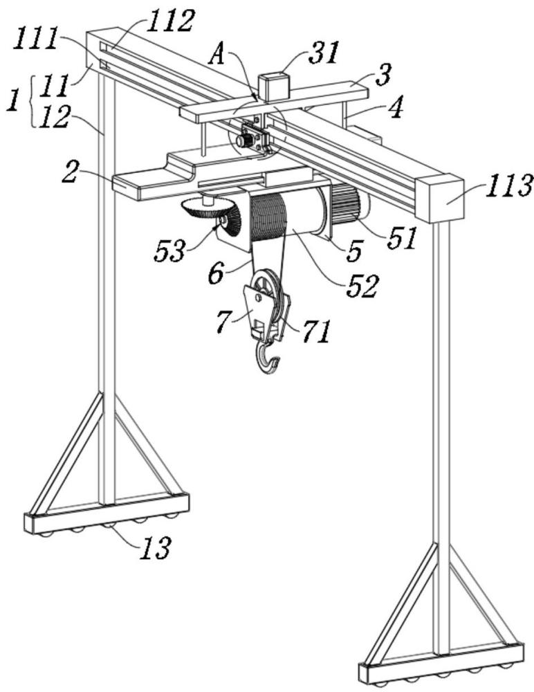 一种应用于龙门吊的多档位起重装置的制作方法