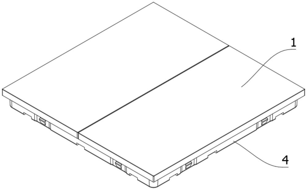 一种具有隐藏式弹片结构的墙壁开关的制作方法