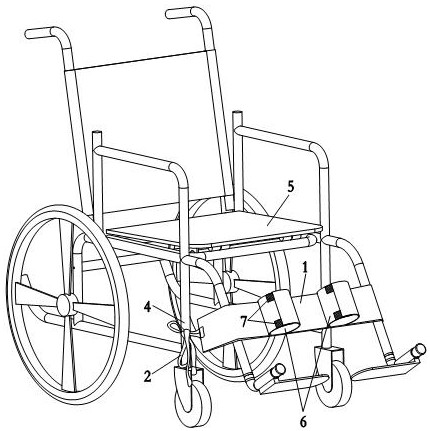 轮椅防前滑约束带的制作方法