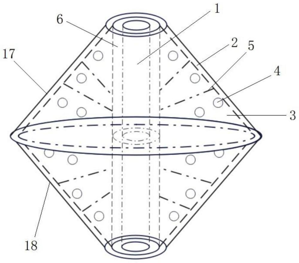 一种用于海上平台抗冰减振的复合型锥体结构的制作方法