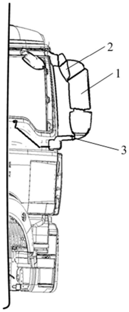 一种基于车辆右侧后视镜检测告警装置的制作方法