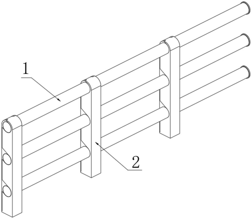 一种便于安装拆卸的桥梁防撞护栏结构的制作方法