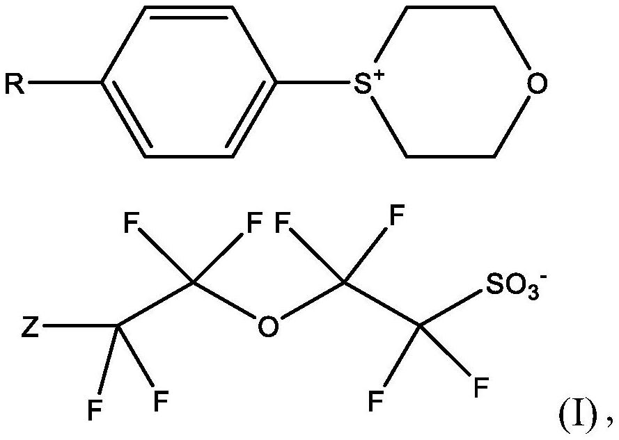 在抗蚀剂应用中作为光致产酸剂的含氧噻鎓离子的磺酸衍生物化合物的制作方法