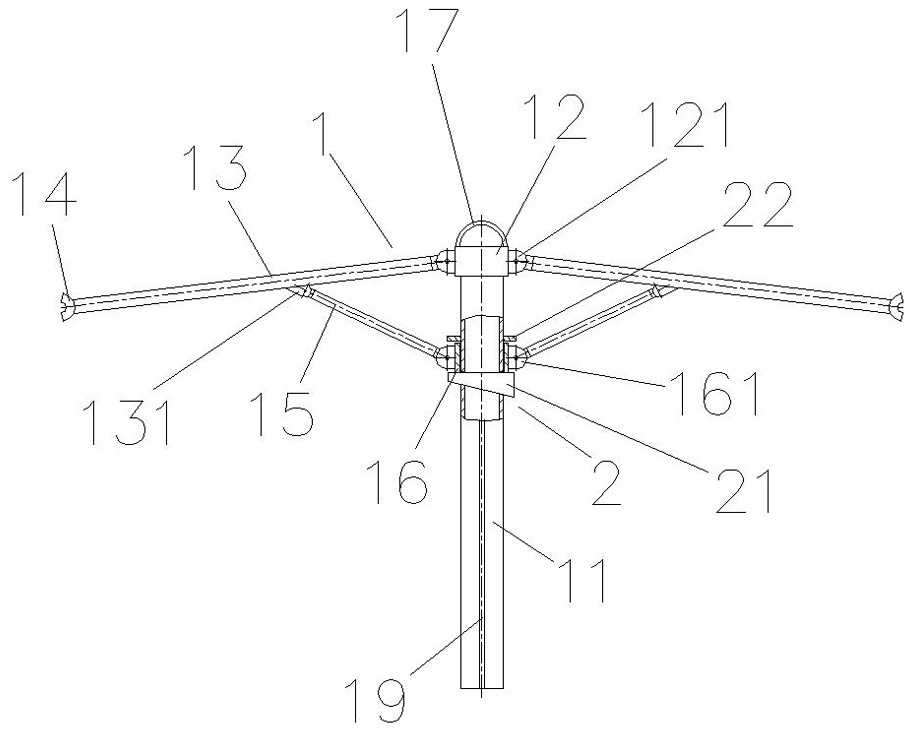 钻孔灌注桩钢筋笼环形加强筋伞形工具撑及使用方法与流程