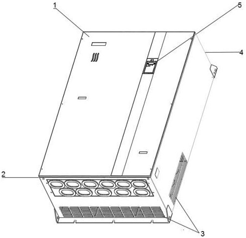 一种独立风道大功率变频器结构的制作方法