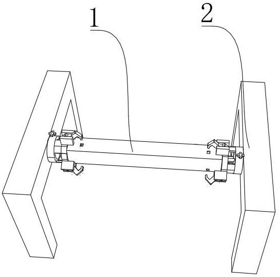 一种具有横梁与支架安装连接结构的钢制家具的制作方法