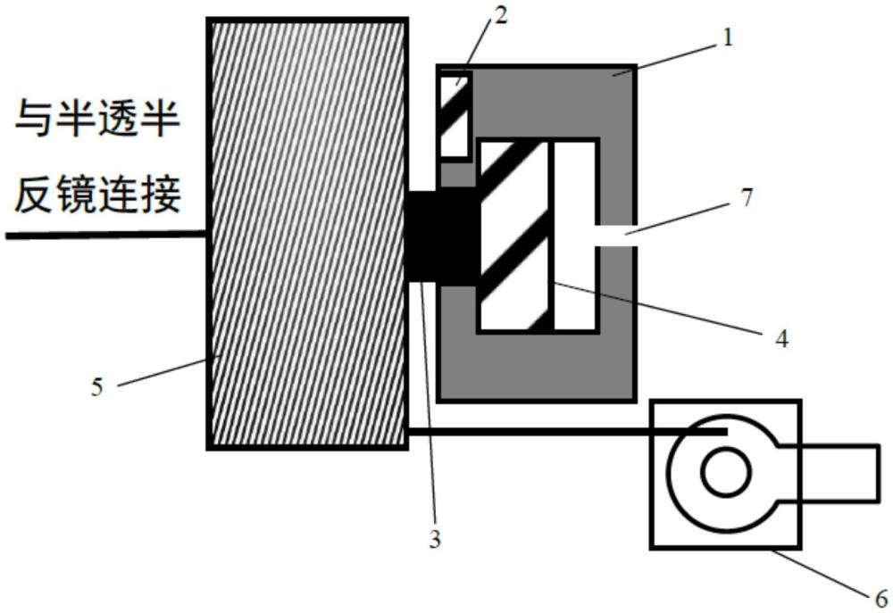 一种用于光致发光谱显微光路模块的推拉切换结构