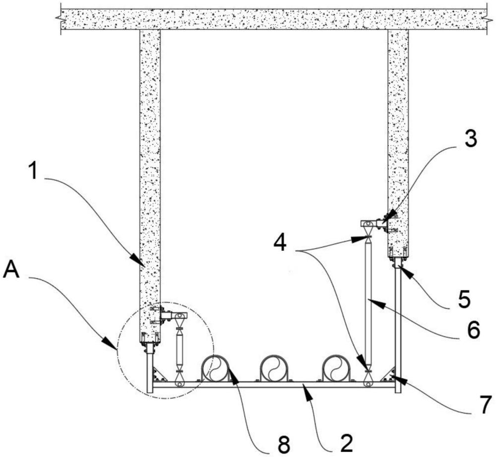 一种适用于井字梁结构的综合抗震支吊架的制作方法