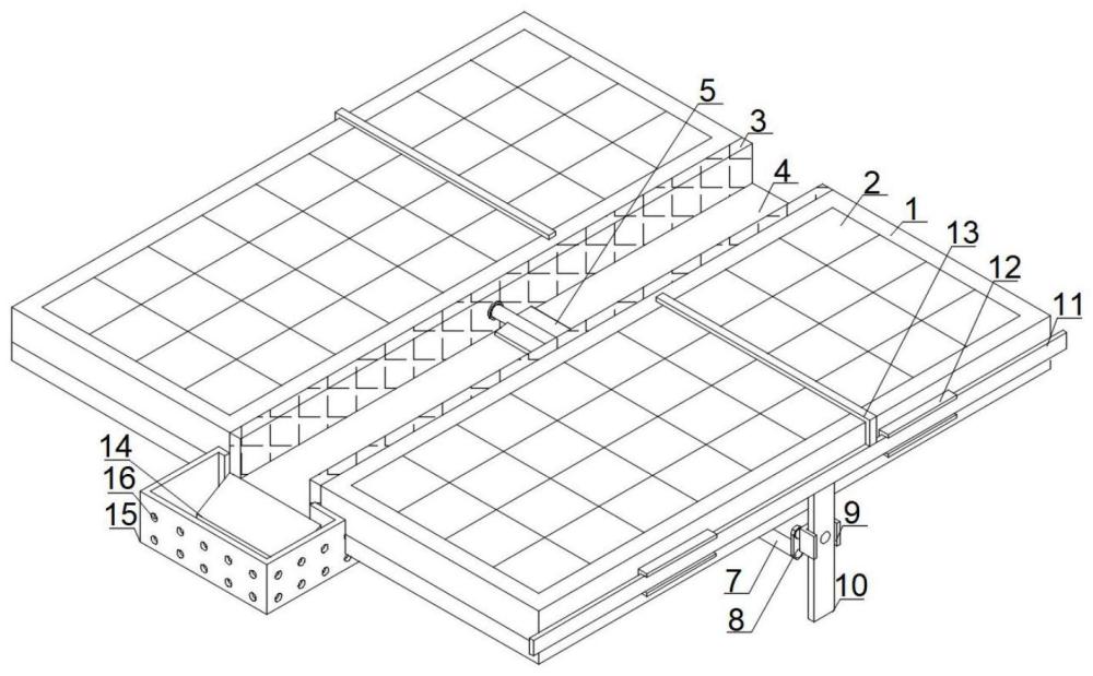 一种光伏建筑屋顶的光伏组件排水槽的制作方法