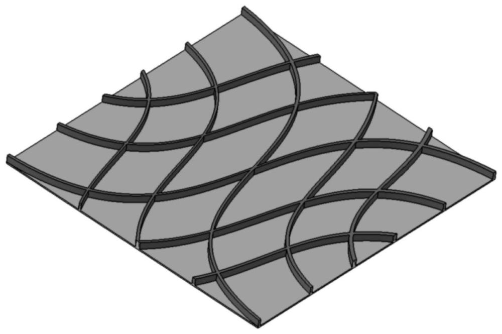一种异形加筋变刚度复合材料结构及其成型方法与流程