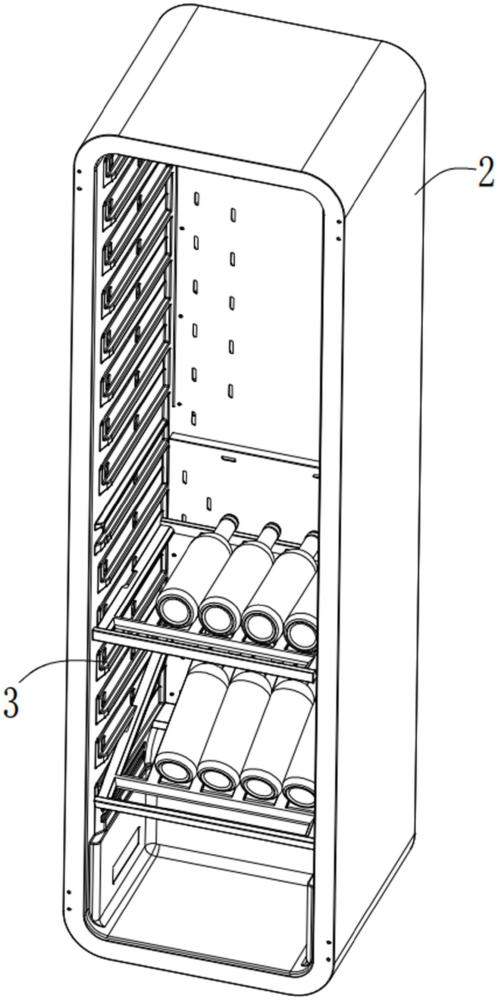 一种冷藏柜的层架安装结构的制作方法