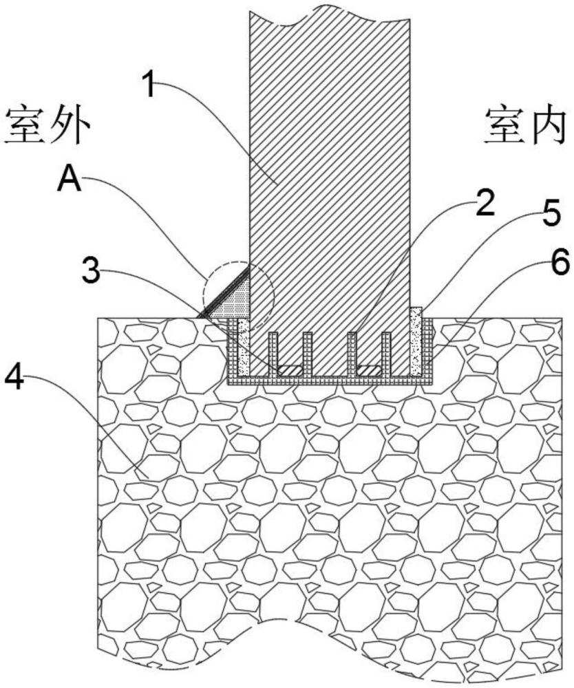 一种预制窗框的防水结构的制作方法