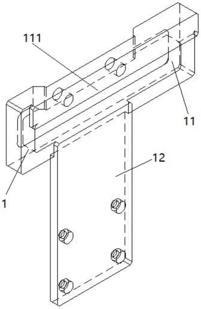 一种烟用硬条包装机成型仓连接板装置的制作方法
