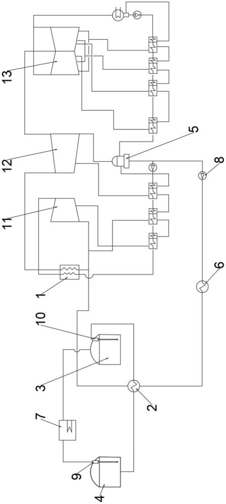 一种熔融盐火电厂调峰系统的制作方法