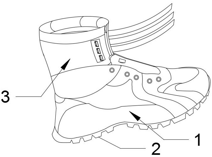 一种防止扭伤运动鞋的制作方法