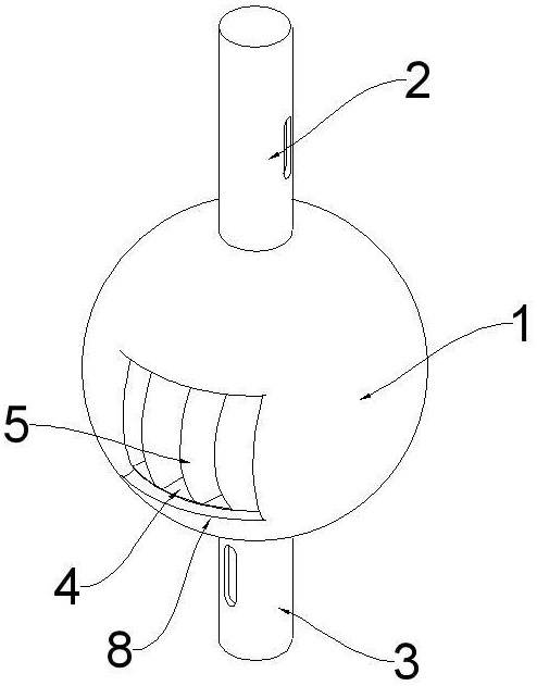 一种具有导流板的调节球阀的制作方法