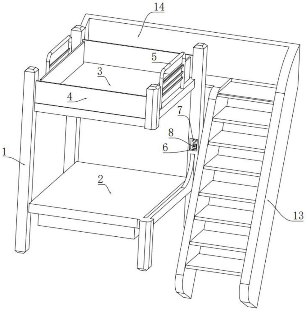 多功能上下铺床设备的制作方法