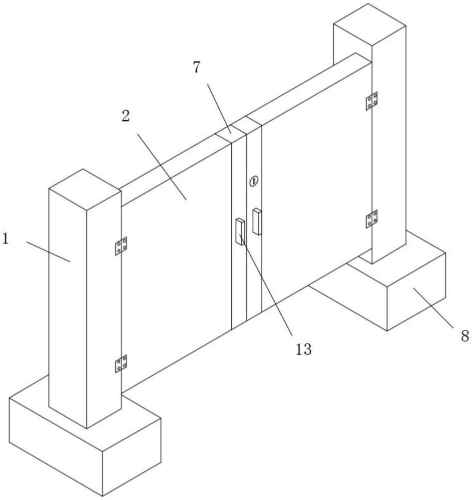 电梯工程施工井口防护装置的制作方法