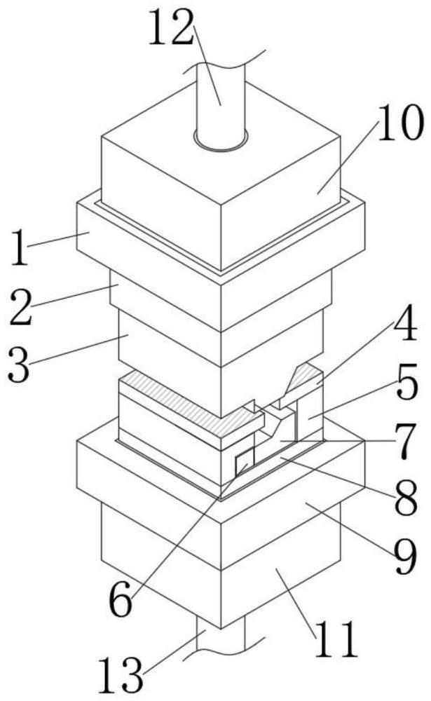 一种多方向成型的五金生产模具的制作方法