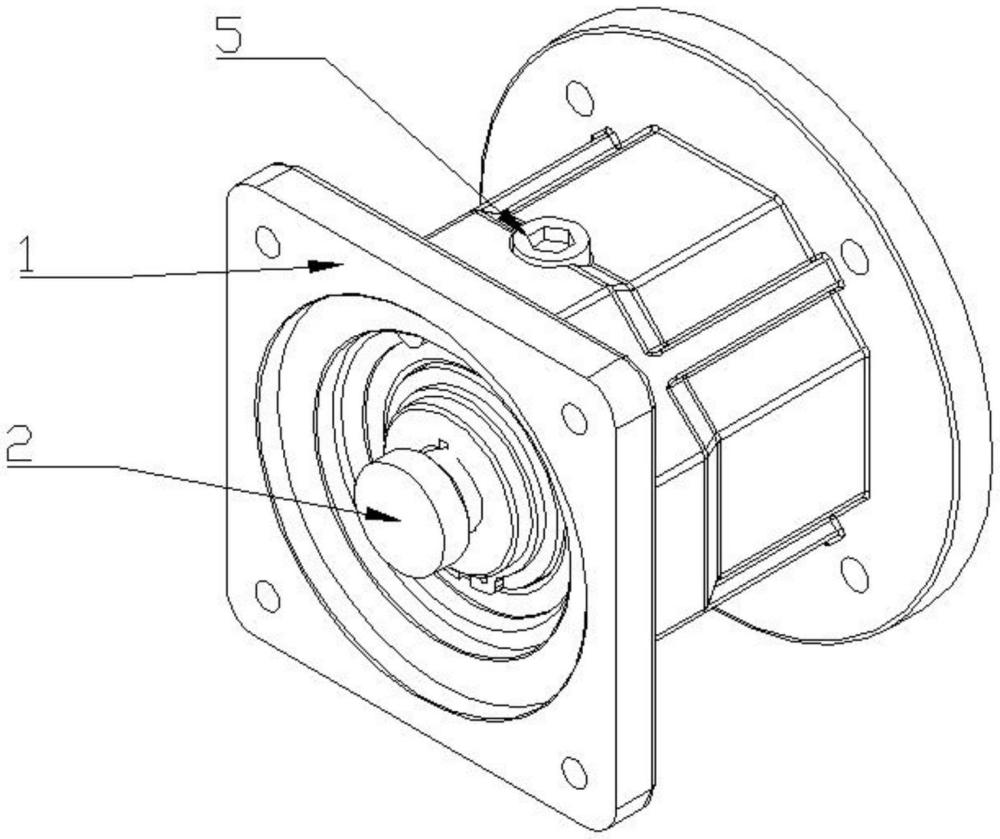 一种连接低侧隙齿轮箱与电机的结构的制作方法