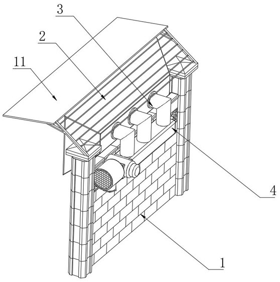 一种建筑工程用施工围墙的制作方法